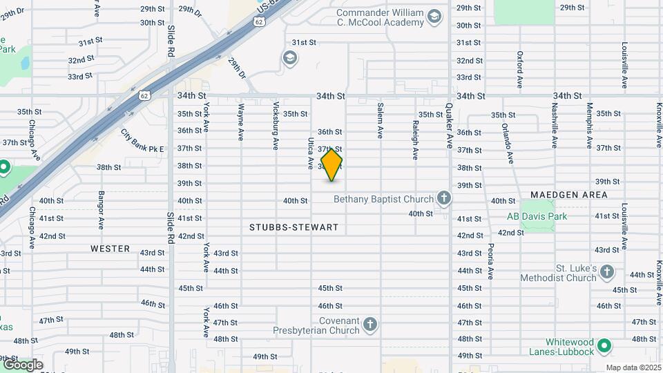 4710 39th St Map and Location Details