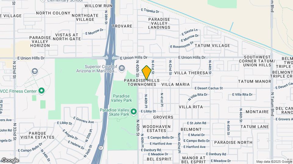 18239 N 40th St-Unit -Unit 125 Map and Location Details