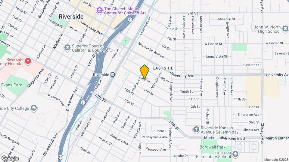 2826 Tenth St Map and Location Details