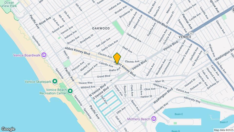 1527 Cabrillo Ave Mapa y Detalles de la Ubicación