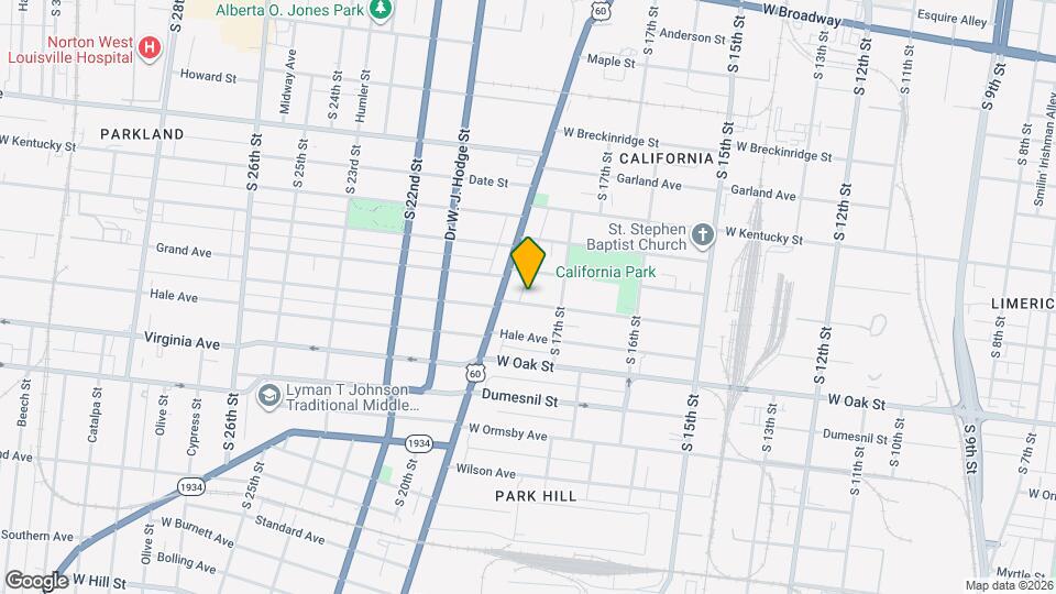 1727 Gallagher St Map and Location Details
