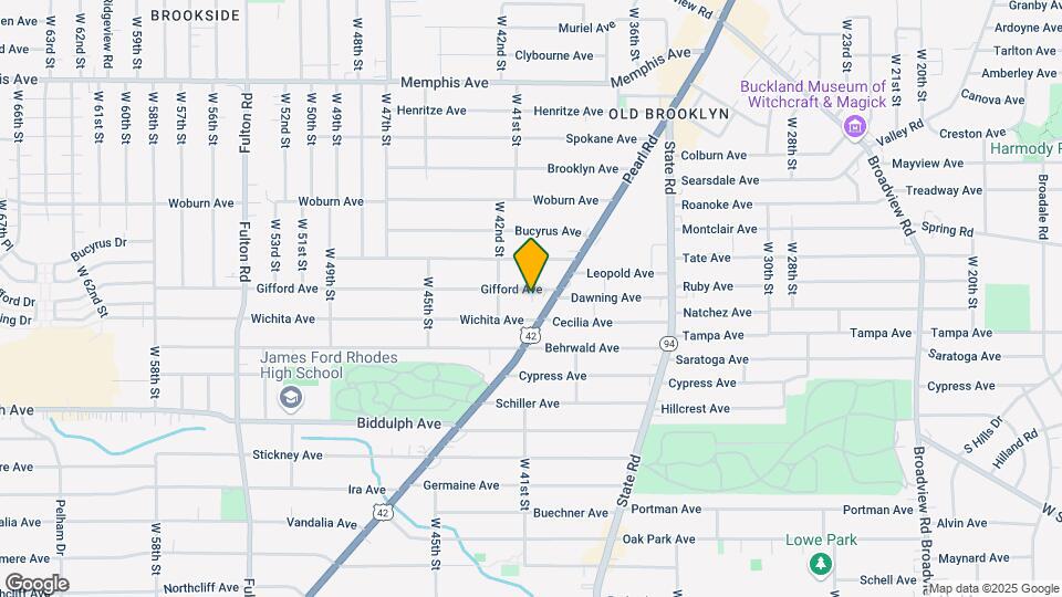 4021 Gifford Ave Map and Location Details
