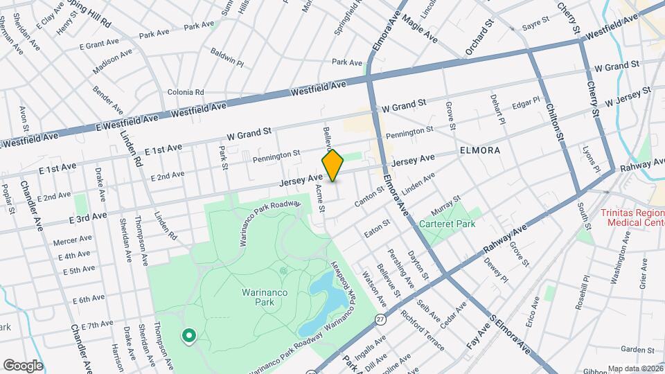 144 Bellevue St Map and Location Details