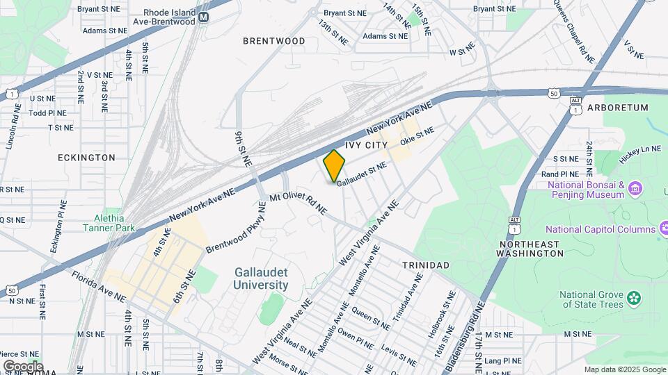 1308 Gallaudet St Map and Location Details