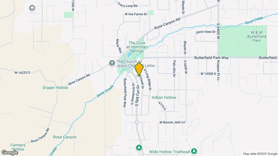 14322 S Fox Creek Dr Map and Location Details
