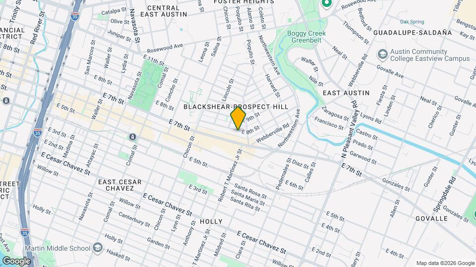 2111 E 8th St Map and Location Details