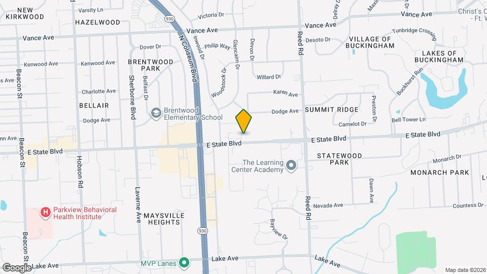 4317 E State Blvd, Unit 4317 Map and Location Details