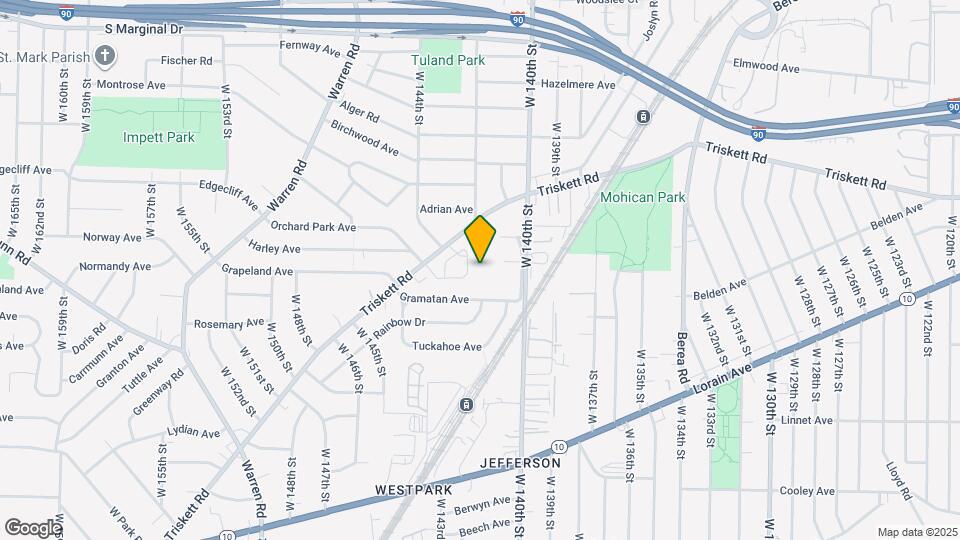 14235 Triskett Rd Map and Location Details