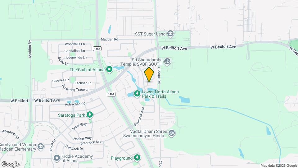 16726 Aliana Lakes Ct, Unit 1 Map and Location Details