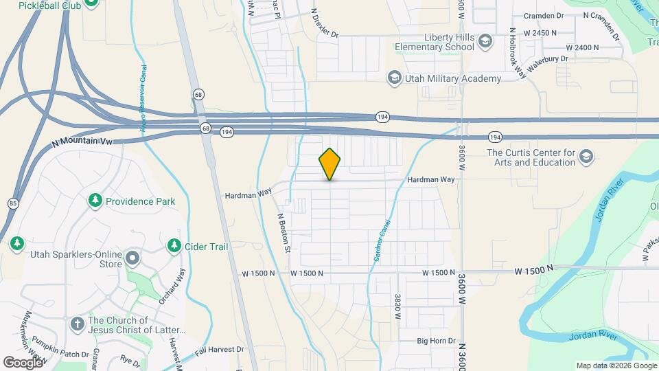 1968 N 4100 W Map and Location Details