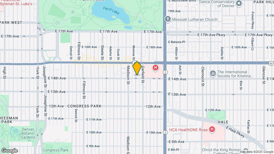1400 Monroe St Map and Location Details