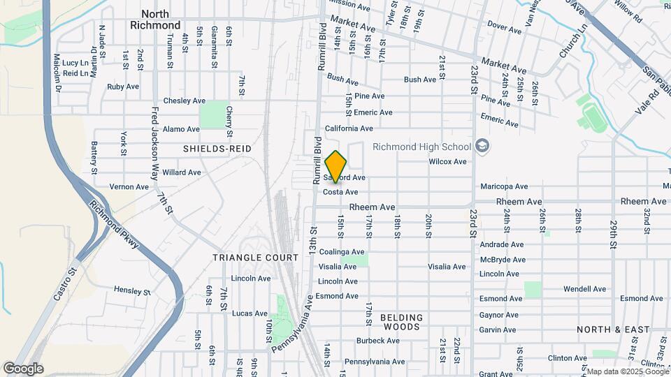 1425 Costa Ave Mapa y Detalles de la Ubicación