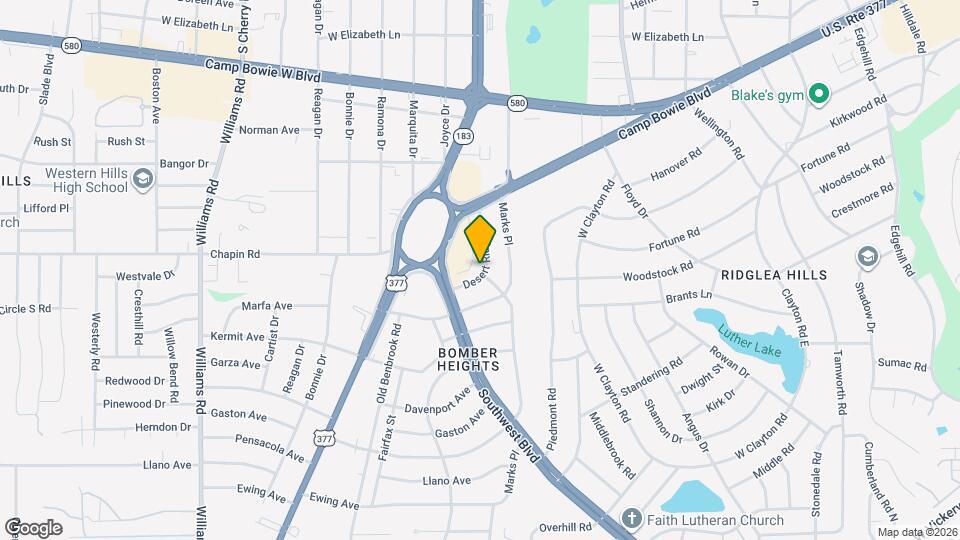 3824 Desert Ridge Dr Map and Location Details