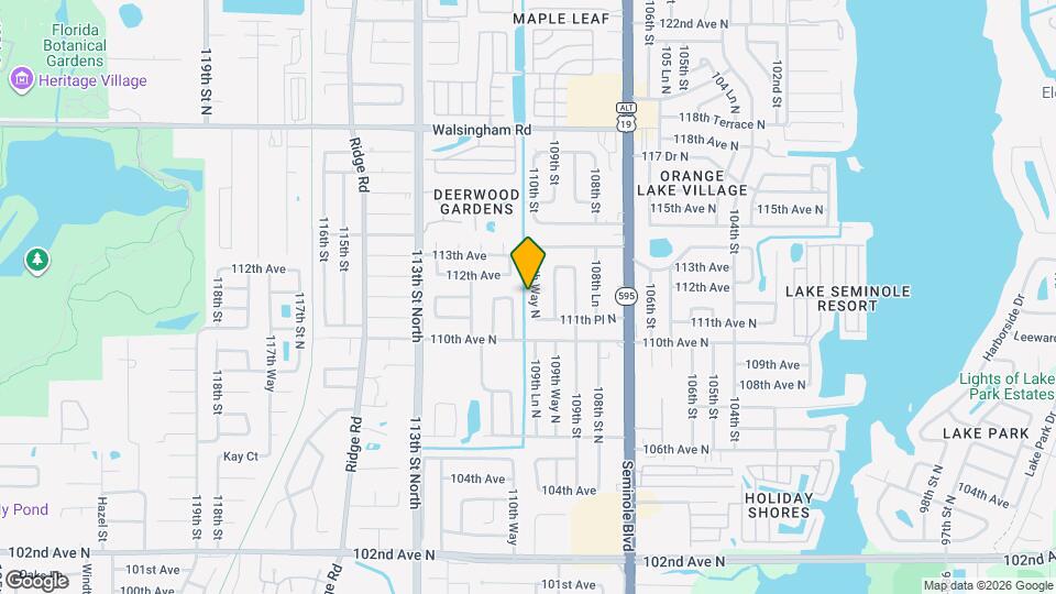 11158 109th Way N Map and Location Details