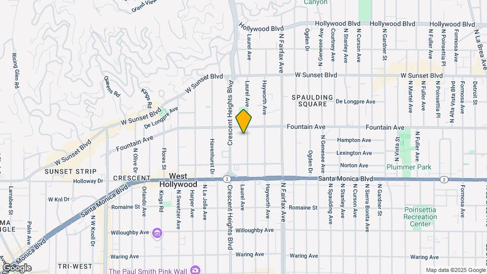 The Laurel WeHo Mapa y Detalles de la Ubicación