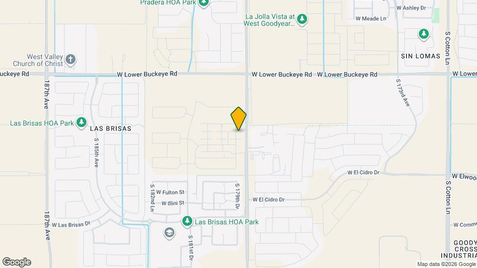 3361 S 179th Dr Map and Location Details