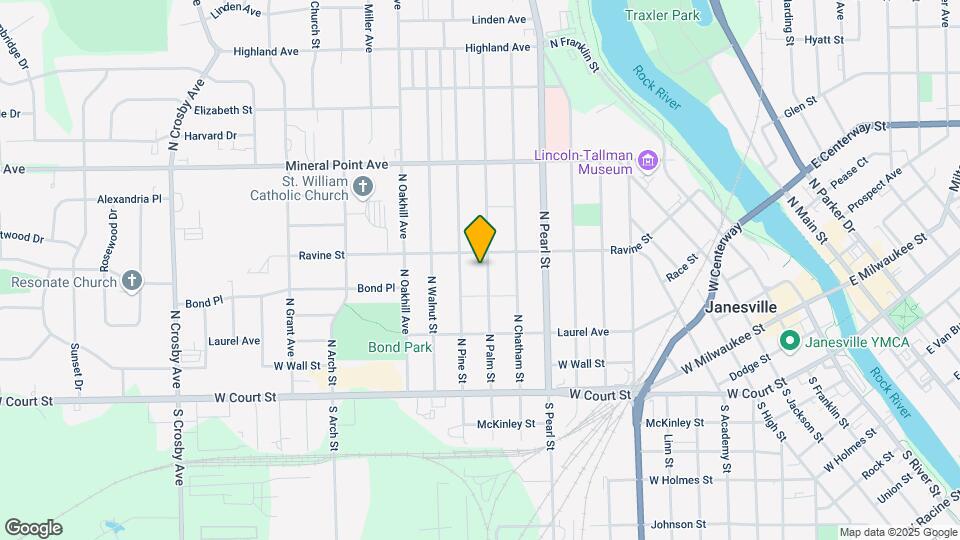 327 N Palm St, Unit 327 N. Palm St. 1/2 Map and Location Details