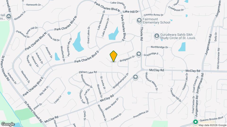 634 Watkins Glen Dr Map and Location Details