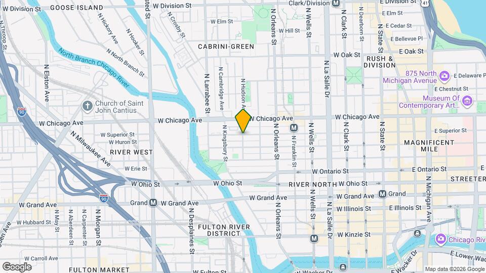 709 N Hudson Ave Mapa y Detalles de la Ubicación