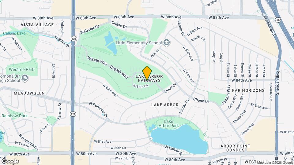 6625 W 84th Cir Map and Location Details