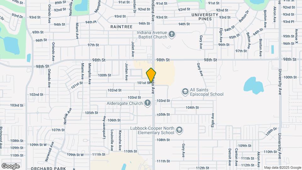 3401 101st St Map and Location Details