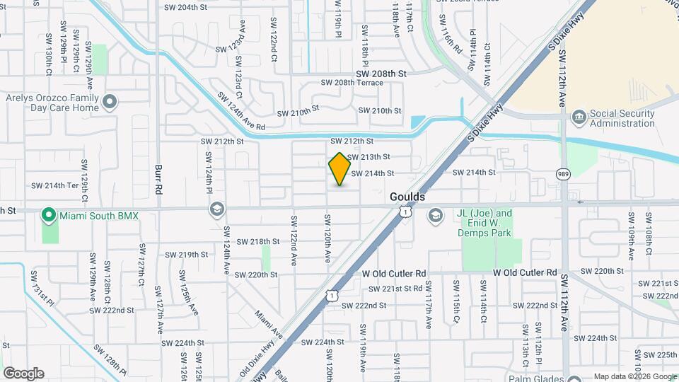 11970 SW 215th St Map and Location Details