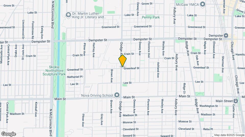 1101 Dodge Ave Map and Location Details