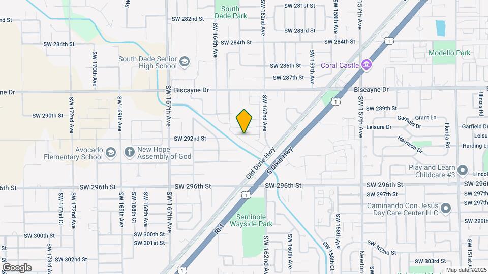 16280 SW 292nd St Map and Location Details
