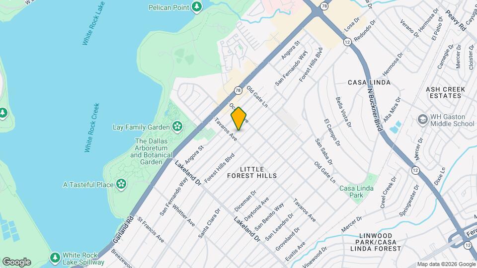 8910 San Fernando Way Map and Location Details