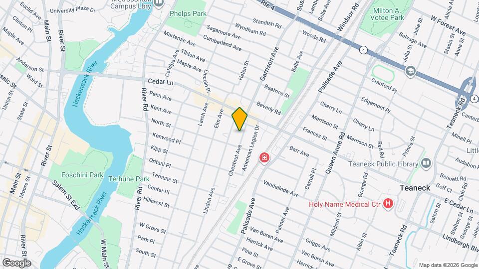 Teaneck Properties Map and Location Details