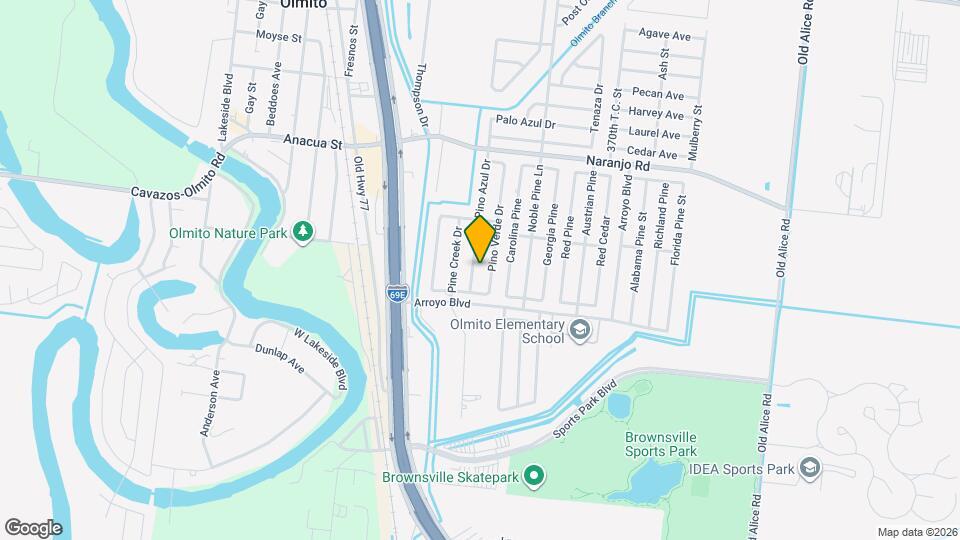 6654 Pino Azul Dr Map and Location Details