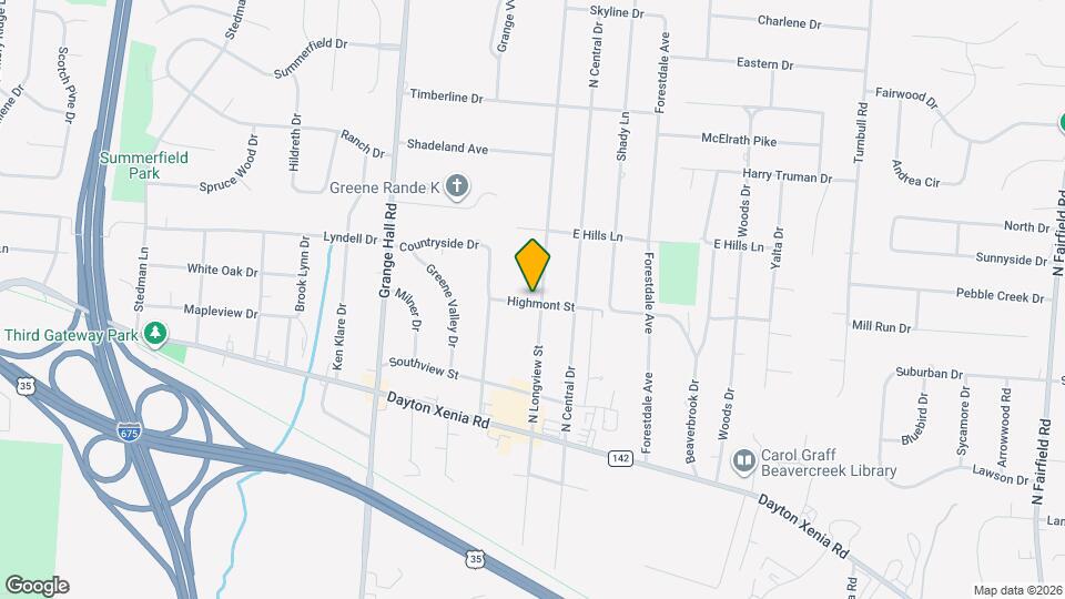 1683 N Longview St Map and Location Details