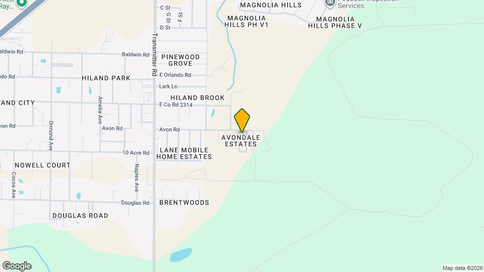 2605 Avondale Ct Map and Location Details