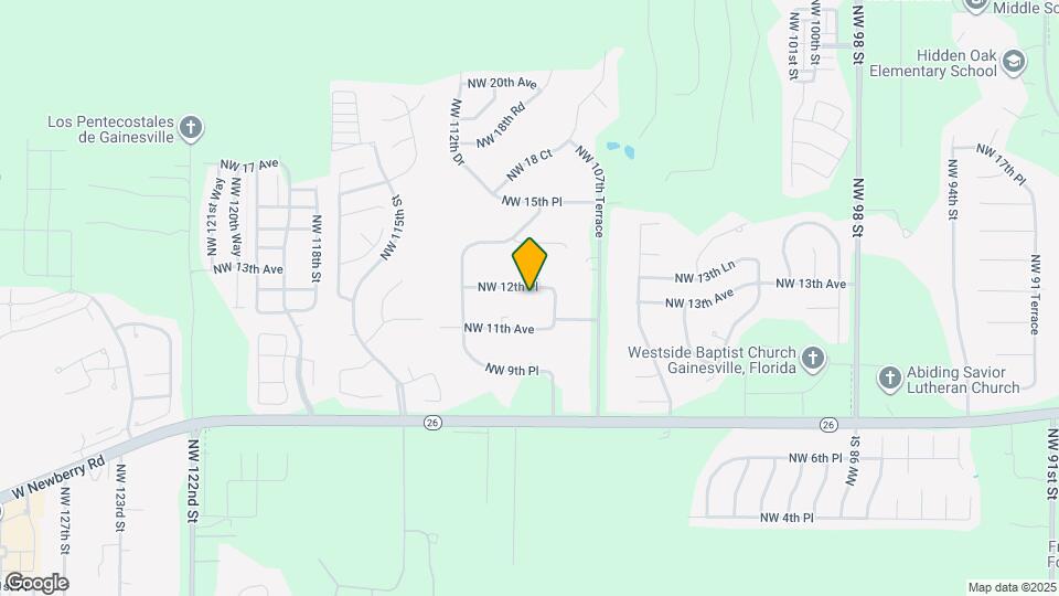 11011 NW 12th Pl Map and Location Details