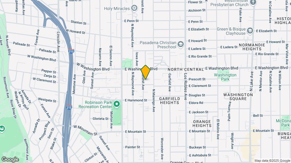 1256 N Summit Ave Map and Location Details