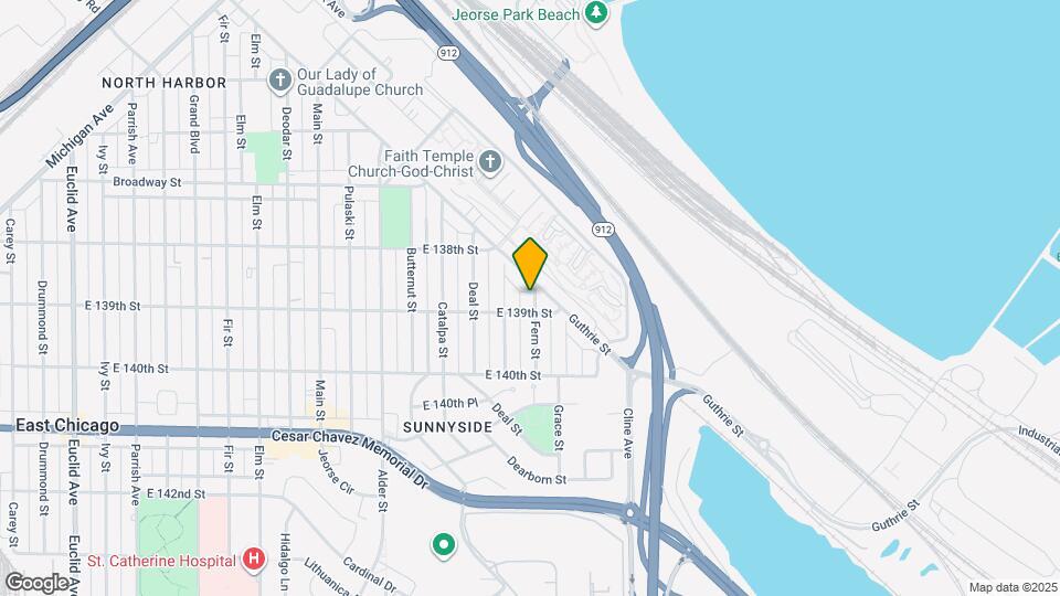 3822 Fern St Map and Location Details