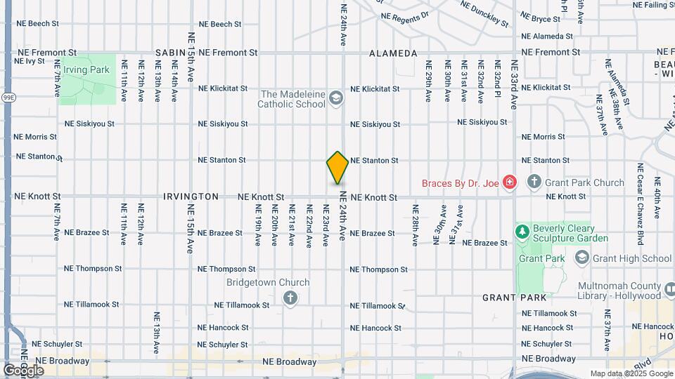 2717 NE 24th Ave Map and Location Details