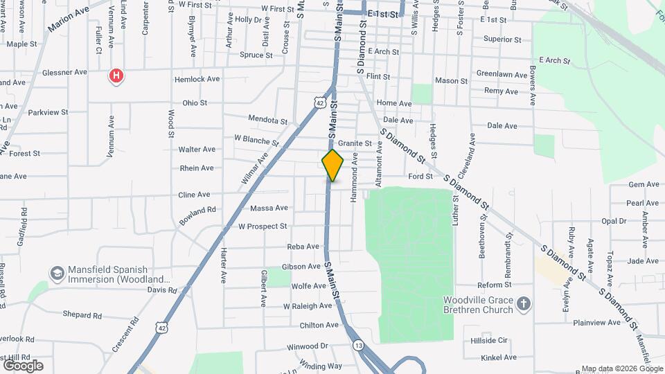 383 S Main St, Unit 1 Mapa y Detalles de la Ubicación