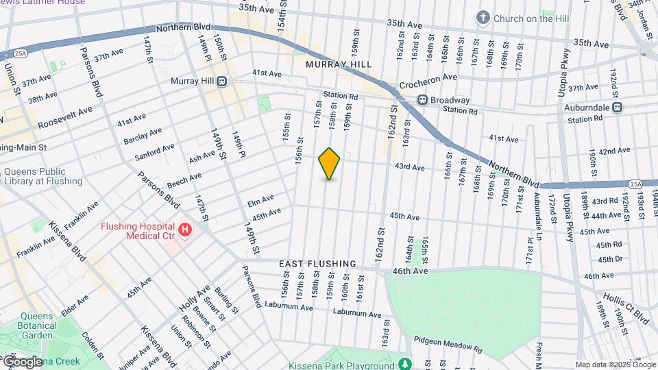 43-39 158th St Mapa y Detalles de la Ubicación