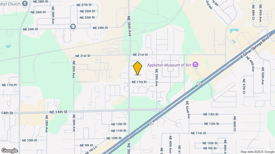 1727 NE 36th Ave Map and Location Details