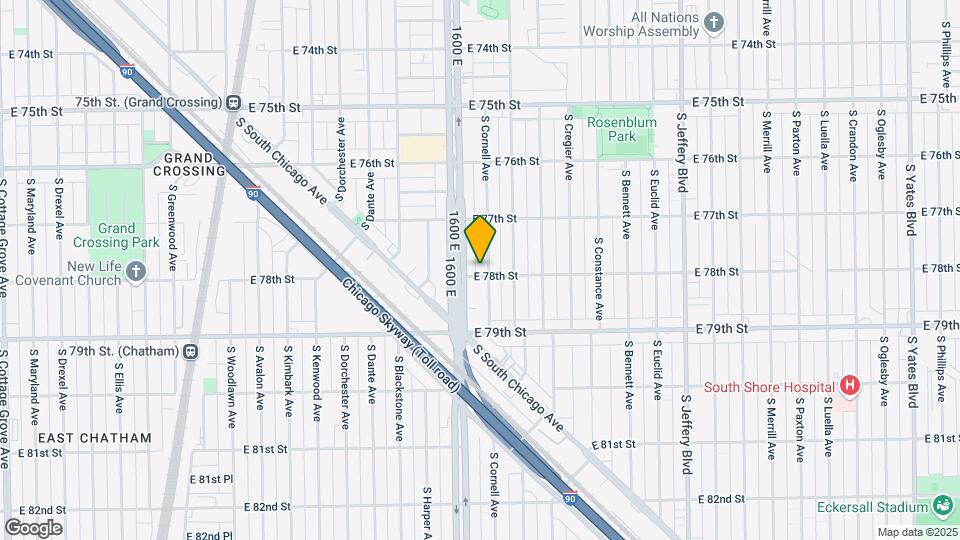 7752 S Cornell Ave Map and Location Details