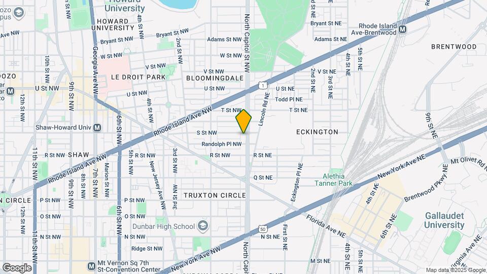 1738 North Capitol St NE Map and Location Details