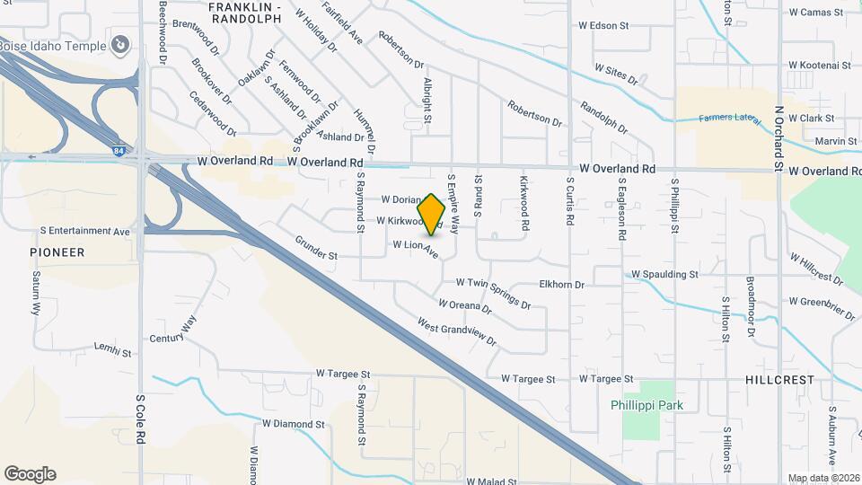 6318 W Lion Ave Map and Location Details