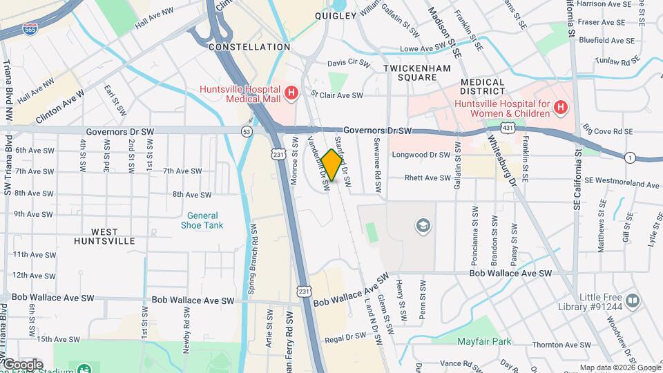 2035 Vanderbilt Dr SW Map and Location Details