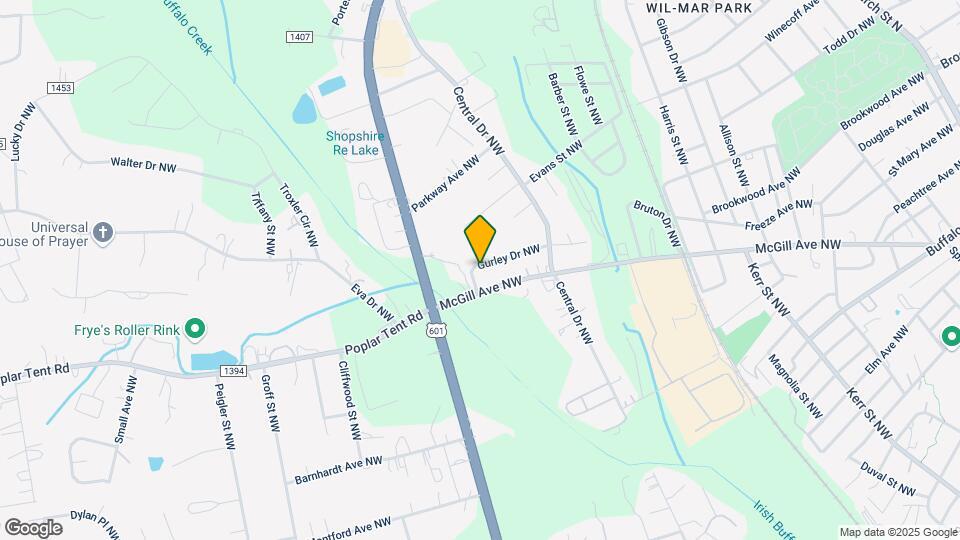 355 Gurley Dr NW Map and Location Details
