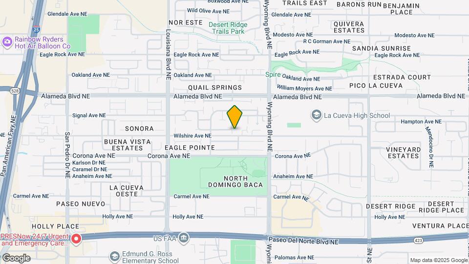 8604 Bluff Springs Dr NE Map and Location Details
