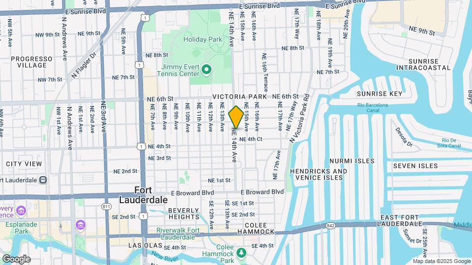 420 NE 14th Ave Map and Location Details