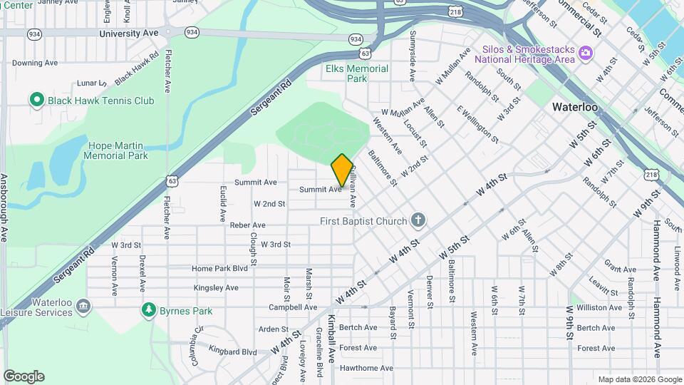 115 Summit Ave Map and Location Details