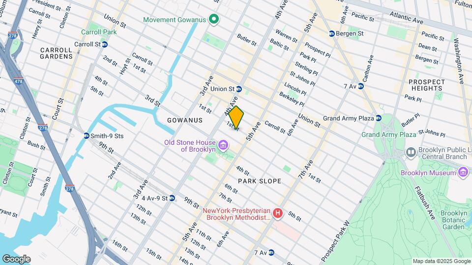 280 1st St Map and Location Details