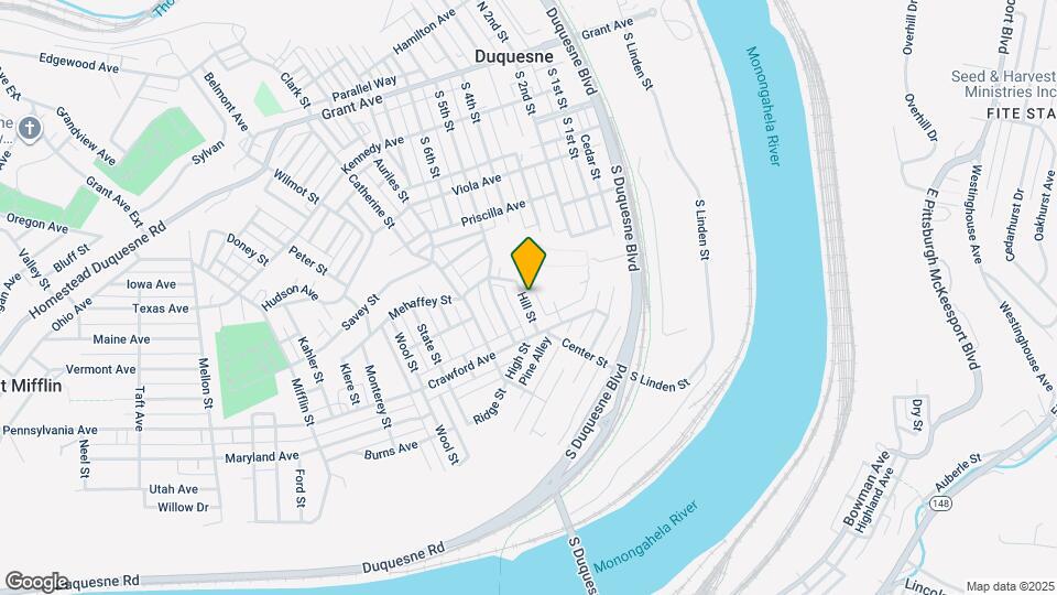 619 Hill St Map and Location Details